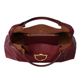 Softbit maxi leather shoulder bag