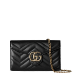 GG Marmont wallet on chain
