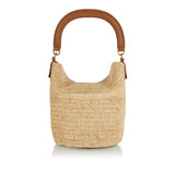 Gaby raffia bucket bag