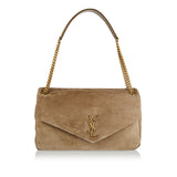 Calypso large suede bag