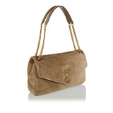 Calypso large suede bag