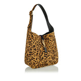 Le 5 à 7 supple small pony hair leather bag