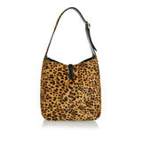 Le 5 à 7 supple small pony hair leather bag