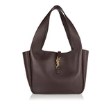 Le 5 à 7 Bea grained leather bag