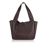 Le 5 à 7 Bea grained leather bag