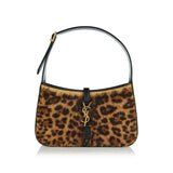 Le 5 à 7 Leopard print clasp shoulder bag