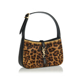 Le 5 à 7 Leopard print clasp shoulder bag