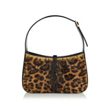 Le 5 à 7 Leopard print clasp shoulder bag