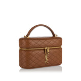 Gaby leather vanity crossbody bag