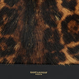 Small pony hair leather pouch