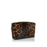 Small pony hair leather pouch