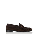 Cassandre suede penny loafers