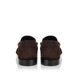 Cassandre suede penny loafers