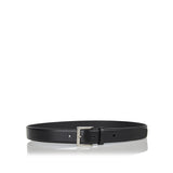 Square buckle leather belt