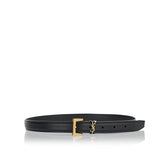 Cassandre leather thin belt