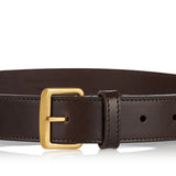 Leather buckle belt
