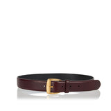 Textured leather belt
