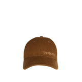 Embroidered brushed-cashmere baseball cap