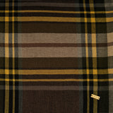 Tartan wool and silk scarf