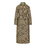 bow-detailed button-up coat