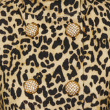 bow-detailed button-up coat