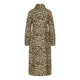 bow-detailed button-up coat