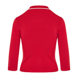 Ribbed-Knit Cotton Cardigan