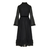 Daisy Sangallo belted cotton shirt dress