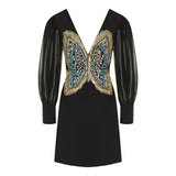 bow-detailed button-up coat