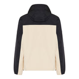 Hooded windbreaker with VLogo patch