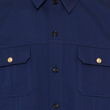 Button-up long-sleeved jacket