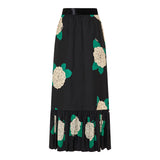 Apres L'Hiver-print midi skirt