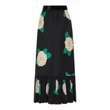 Apres L'Hiver-print midi skirt