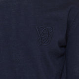 Wool sweater with VG embroidery