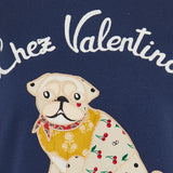 Embroidered cotton sweatshirt