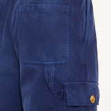 Cargo pocket wide-leg trousers