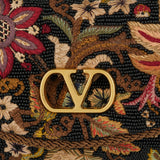 Devain embroidered small shoulder bag