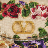 Vain Soft embroidered small shoulder bag