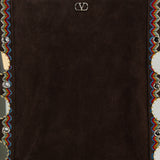 Nellcôte suede shoulder bag with fringes