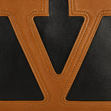 Viva Superstar two-tone leather crossbody bag