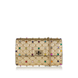 Rockstud Spike clutch with crystals