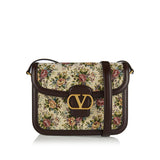 9TO5 floral jacquard shoulder bag