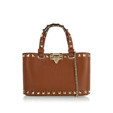 Mini Rockstud leather bag