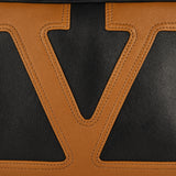 Viva Superstar small two-tone leather shoulder bag