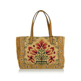Nellcôte medium jacquard shopping bag
