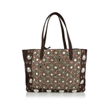 Nellcôte embellished large suede tote bag