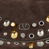 Nellcôte suede belt bag with studs