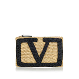 Viva Superstar raffia pouch