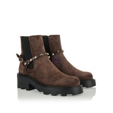 Beatle Rockstud suede Chelsea boots