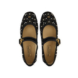 Mary Jane embellished flats